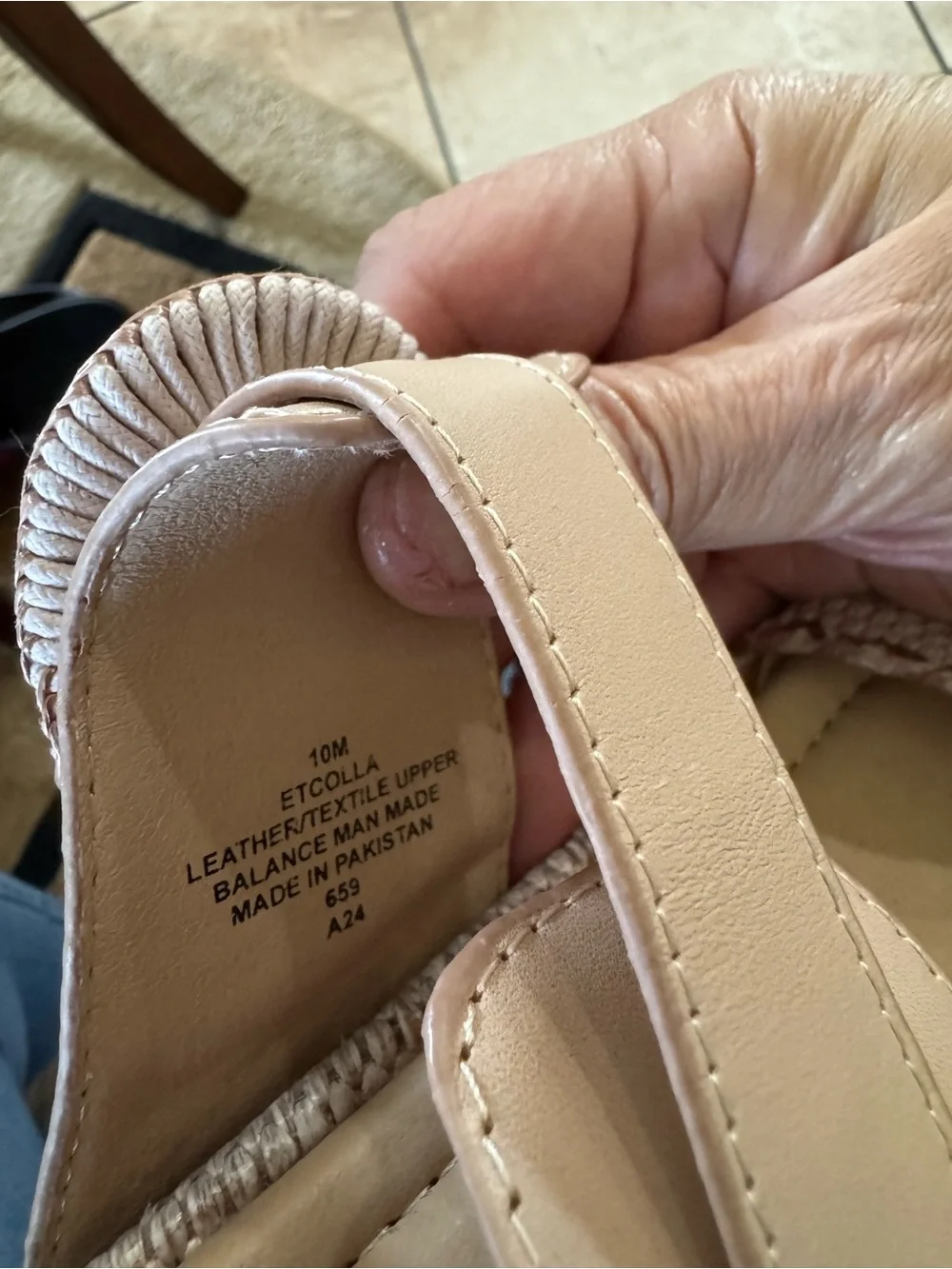 Earth comfortable espadrille